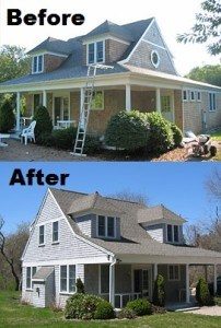 Before And After Painted vacation Homes
