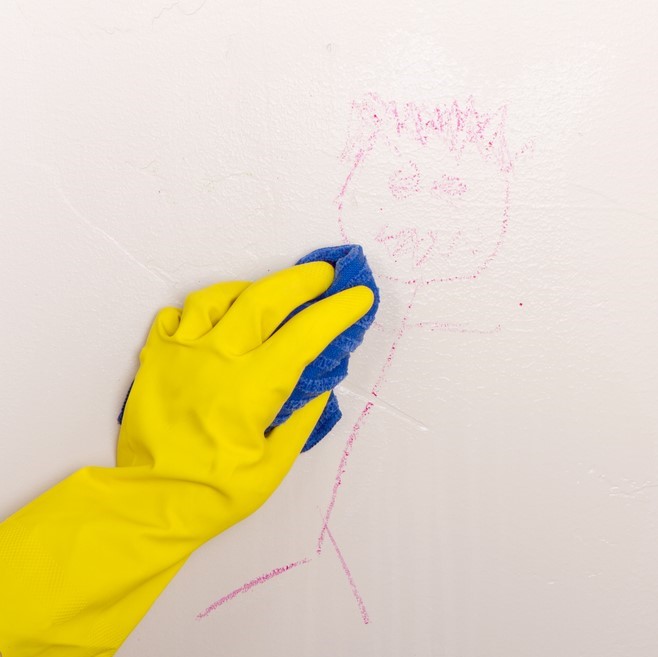 Cleaning Painted Walls Safely