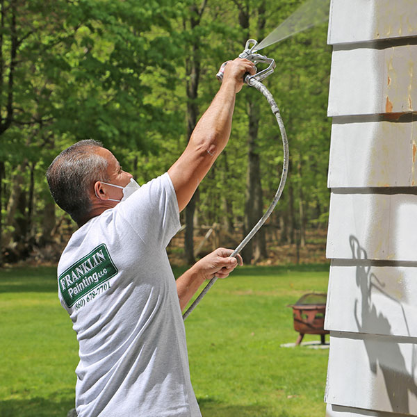 exterior home painting in Bloomfield CT