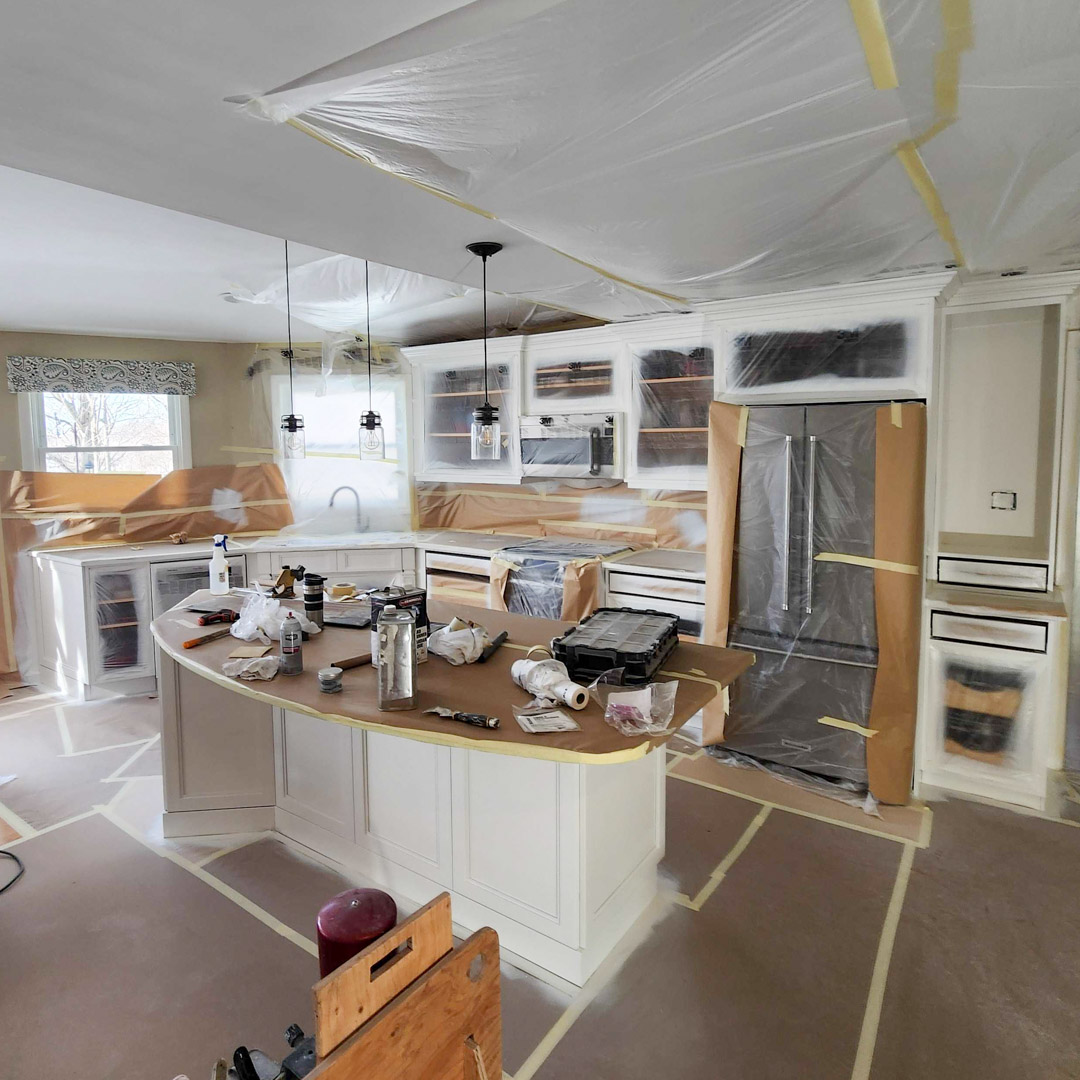 Professional Cabinet painting in Bloomfield, CT