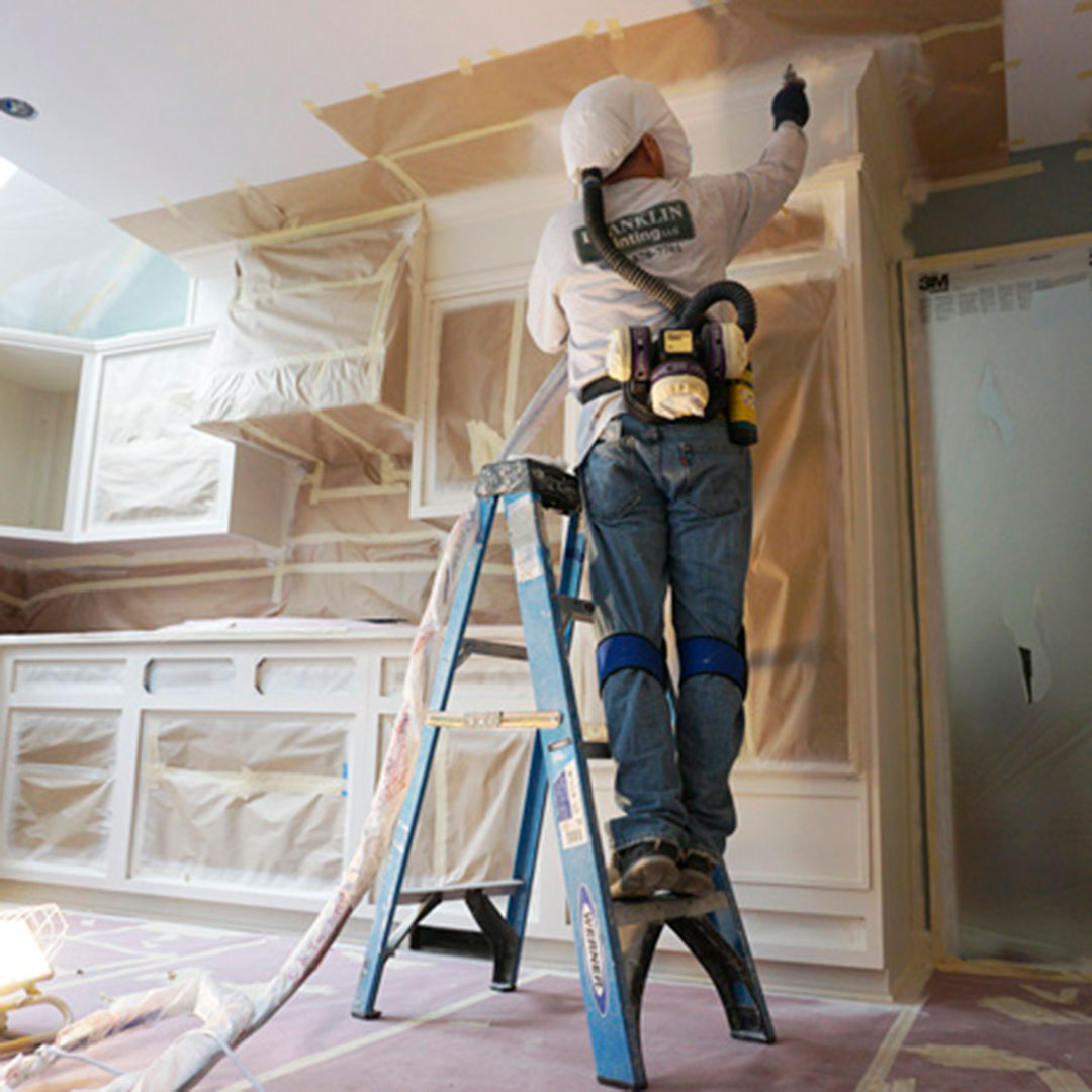 Repainting cabinets and more with precision in Farmington, CT