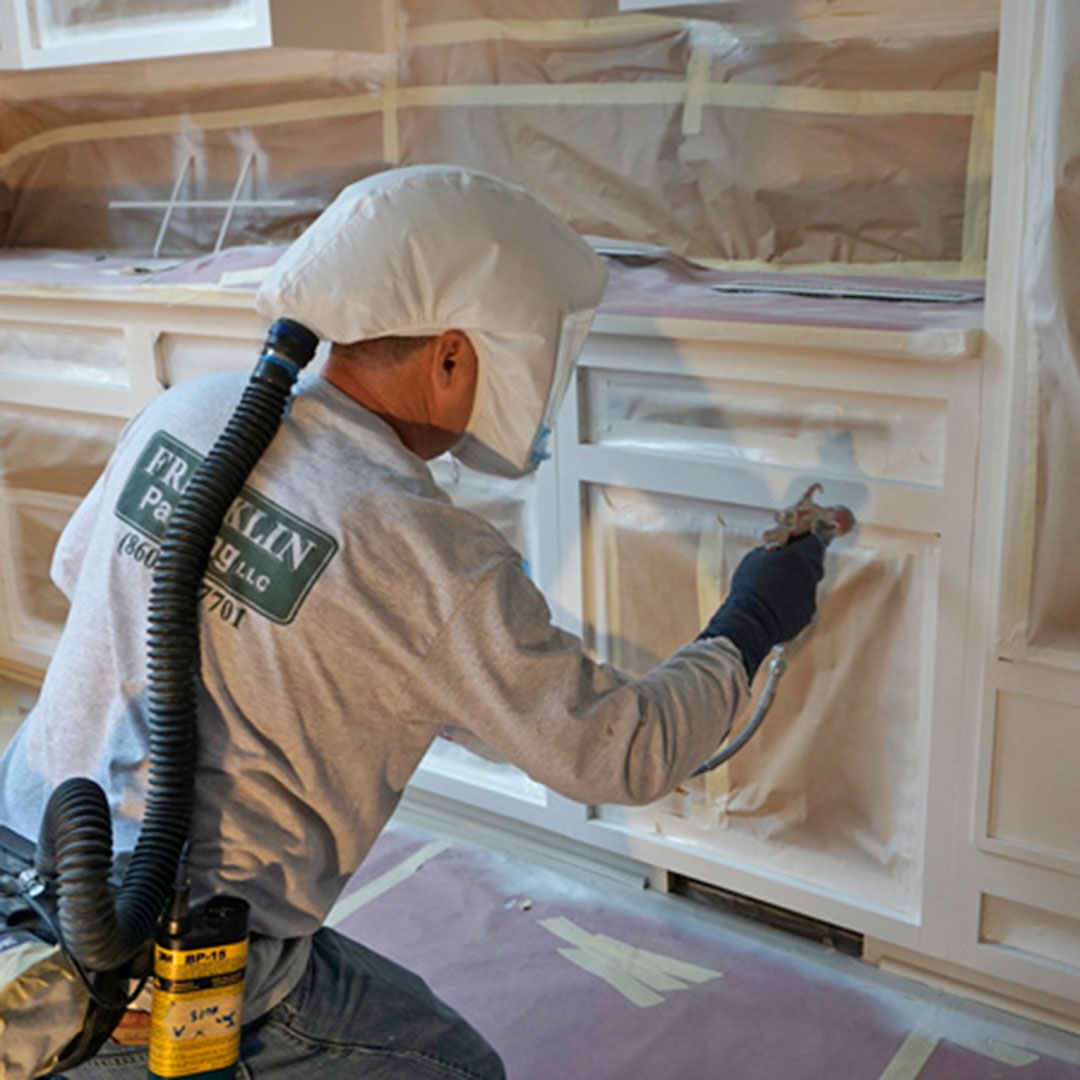 Professional cabinet repainting in Bloomfield, CT